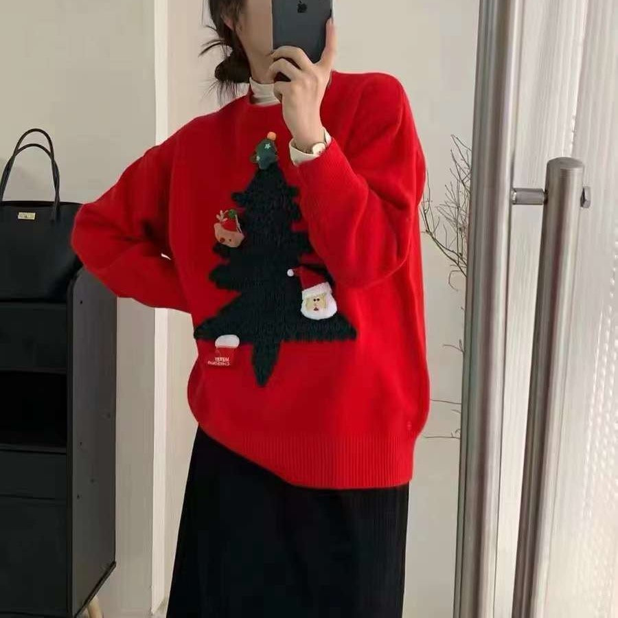 Merry Christmas Warm Pullover Knitted Sweaters