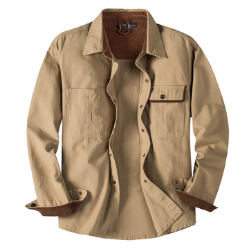 Casual Cotton Plus Sizes Long Sleeves Shirts for Men