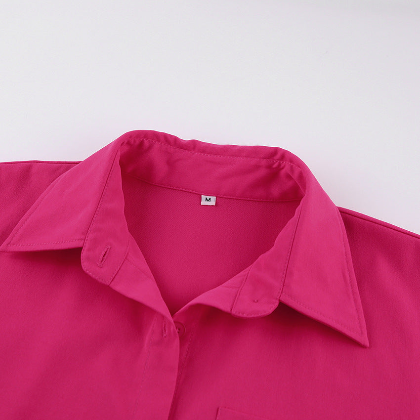 Casual Short Sleeves Shirts & Short Skirts for Women