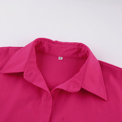 Casual Short Sleeves Shirts & Short Skirts for Women