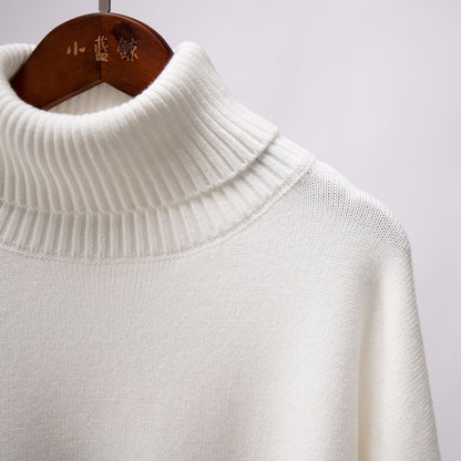 Fashion High Neck Knitted Pullover Sweaters for Women