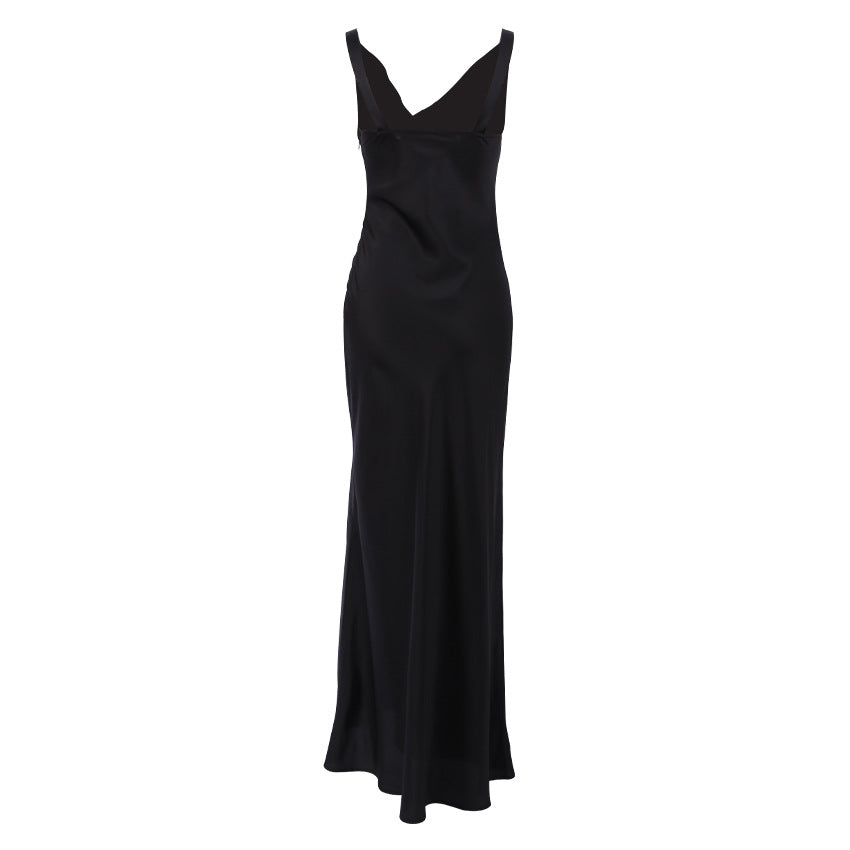 Summer Backless Long Back Party Dresses