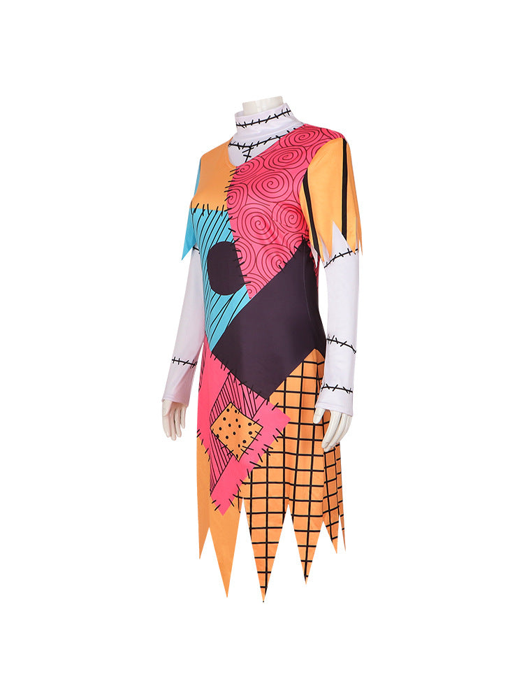The Nightmare Before Christmas Sally Sky Cosplay Costume