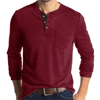 Casual Round Neck Long Sleeves T Shirts