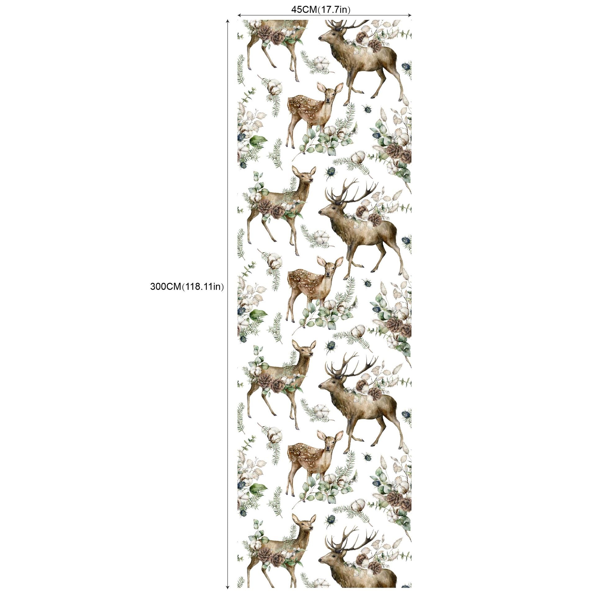 Environmental Friendly Self-adhesive Christmas Wallpaper
