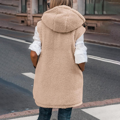 Casual Winter Women Vest Outerwear