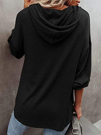 Casual Long Sleeves Hoodies Shirts for Women