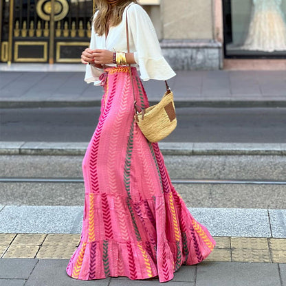 Bohemian Fall Long Skirts for Women