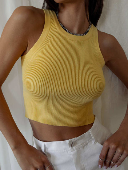 Sexy Summer Short Knitted Tank Tops