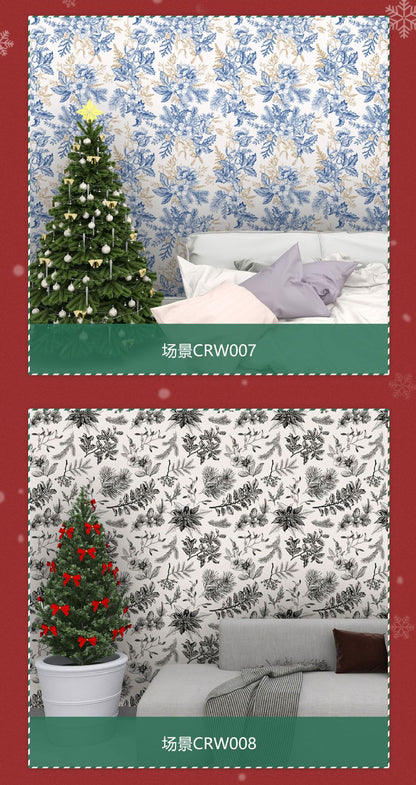 Environmental Friendly Self-adhesive Christmas Wallpaper
