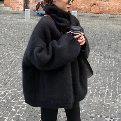 Vintage Knitted Cardigan Sweaters for Women