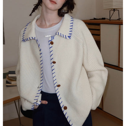 Casual Wool Knitted Women Cardigan Sweaters