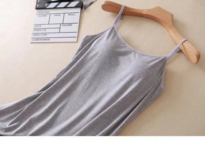 Casual Comfortable Built in Bra Homewear