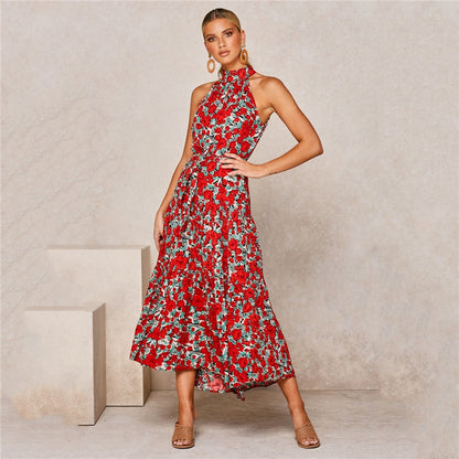 Casual Halter Summer Long Dresses