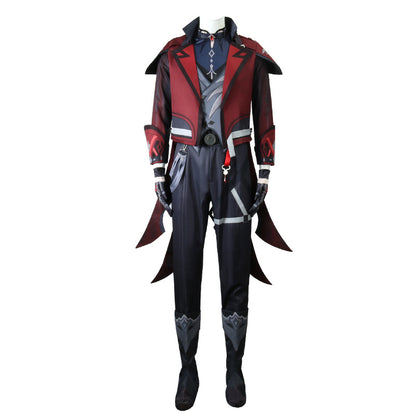 Genshin Impact Diluc Red Dead of Night Premium Edition Cosplay Costume