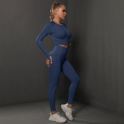 Fashion Simple Style Sports Yoga Suits for Women