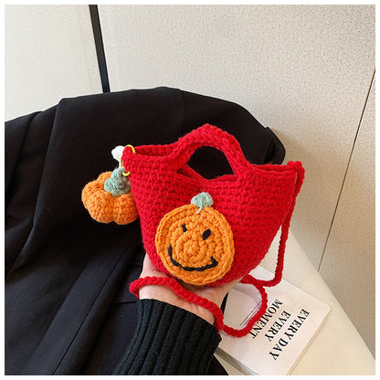 Merry Christmas Santa Claus Handmade Crochet Bags