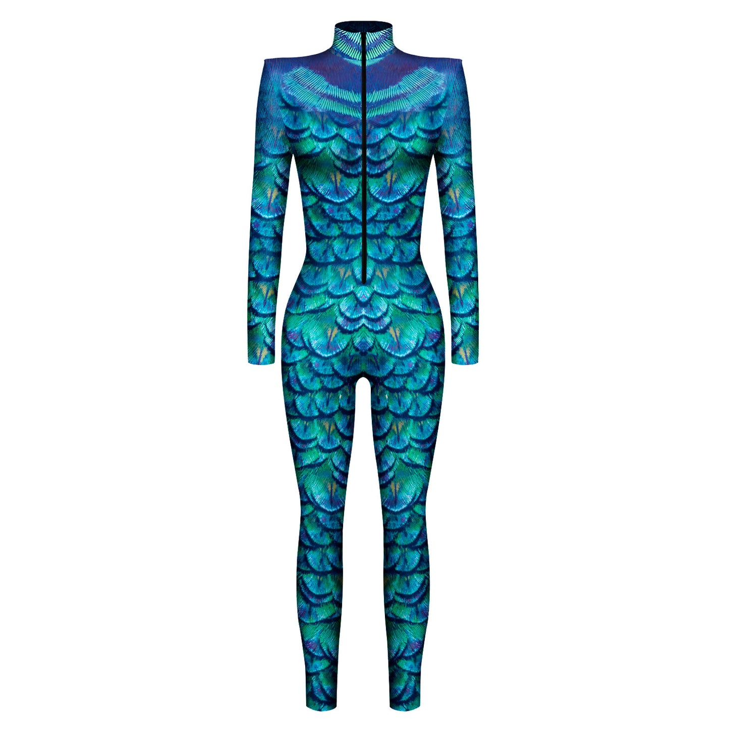 Halloween Skeleton Long Sleeves Jumpsuits Cosplay Costumes