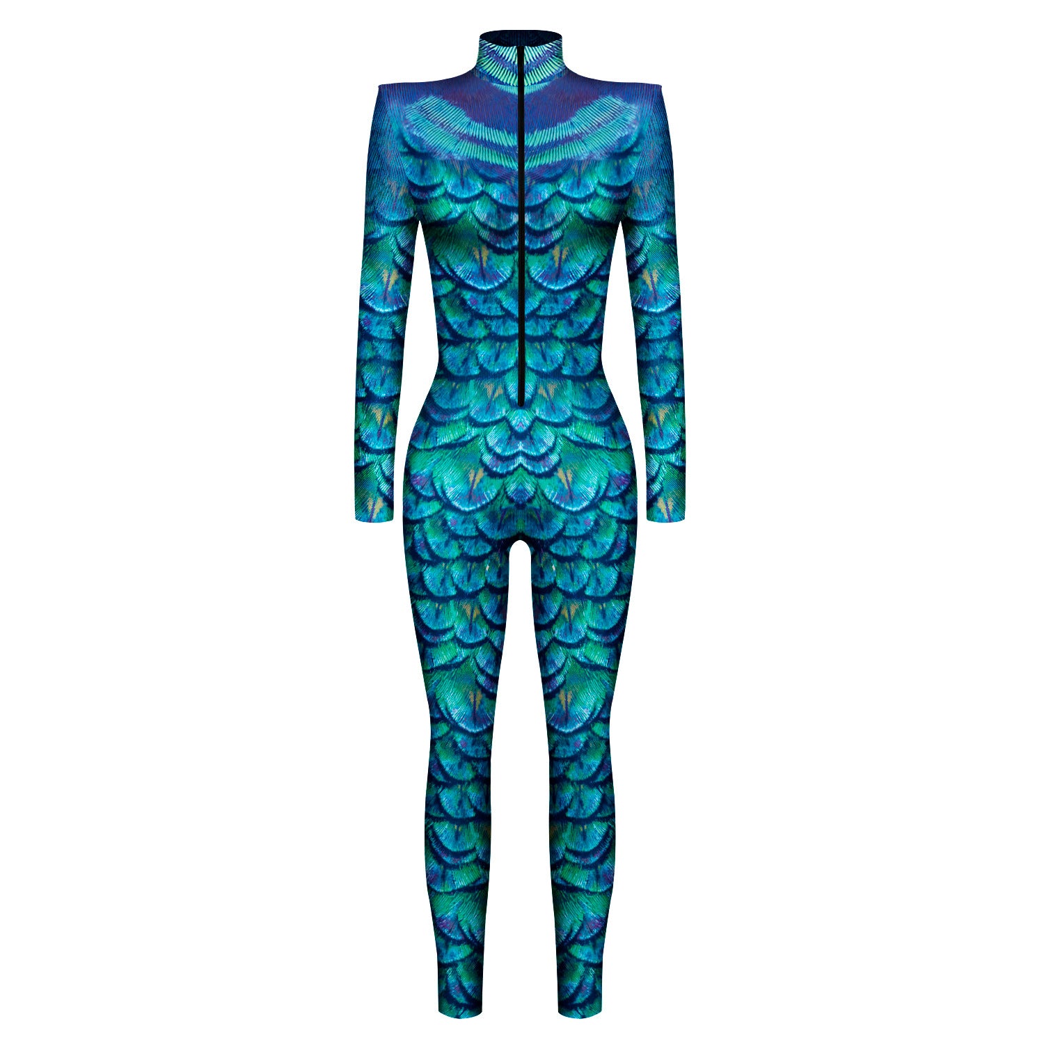 Halloween Skeleton Long Sleeves Jumpsuits Cosplay Costumes
