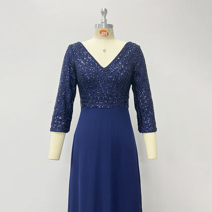 Elegant Chiffon A Line Evening Dresses/bridesmaid Dresses