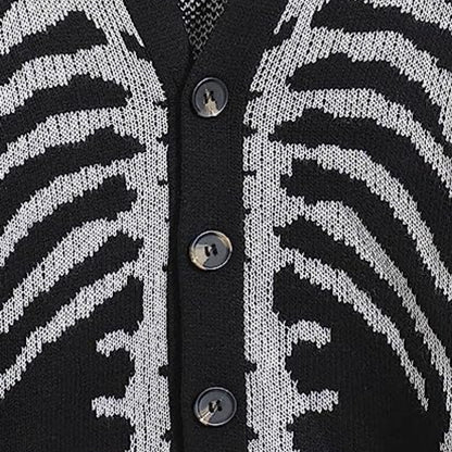 Fashion Halloween Winter Knitted Cardigan Sweaters