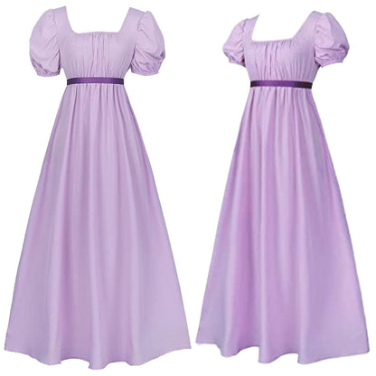 Bridgton Vintage Regency High Waist Victorian Prom Dress 1507