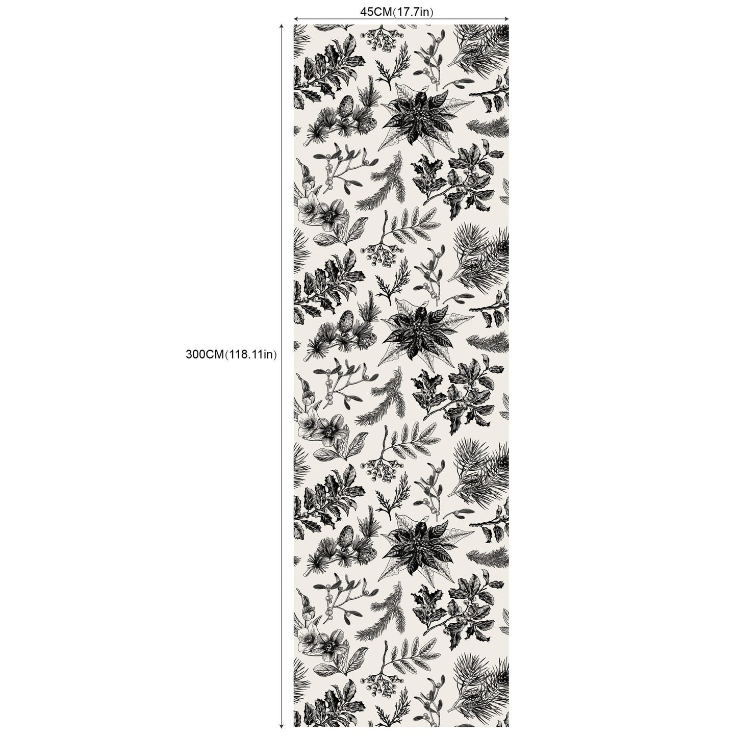 Environmental Friendly Self-adhesive Christmas Wallpaper