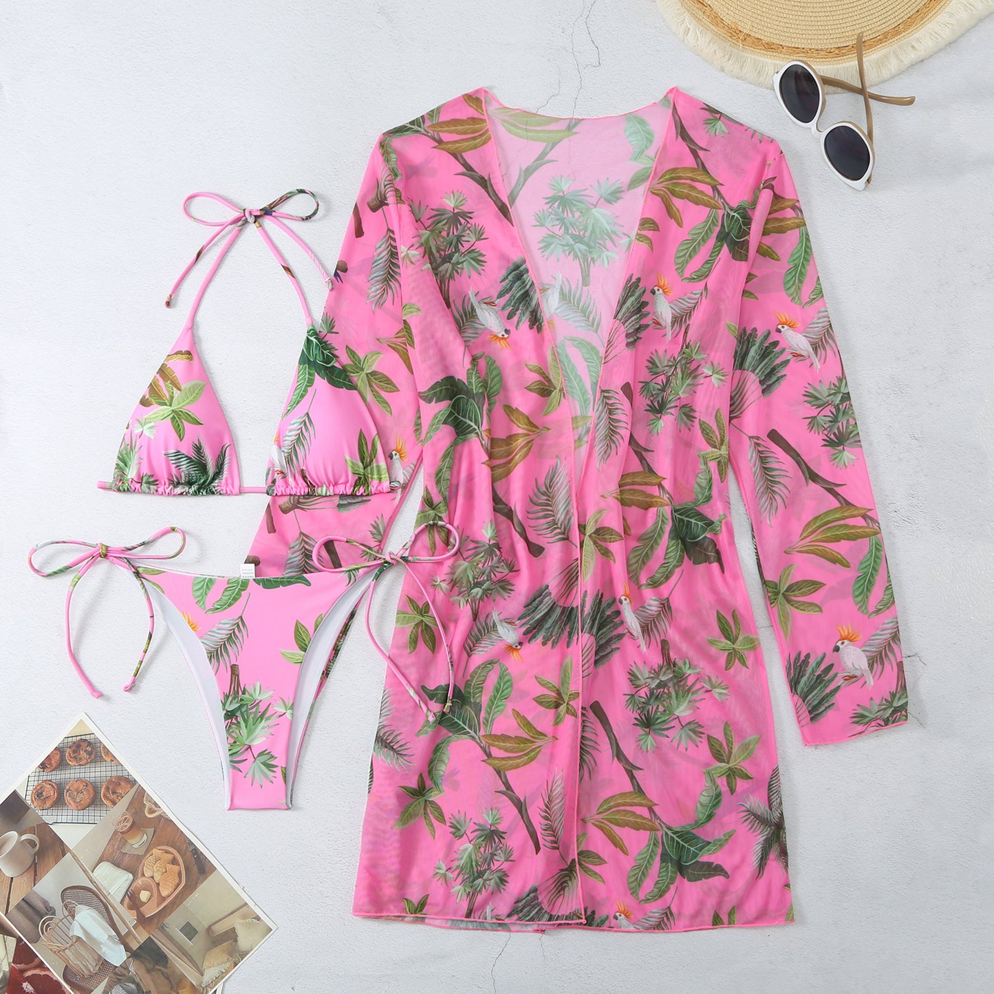 Sexy 3pcs Bikini Swimsuits Sets