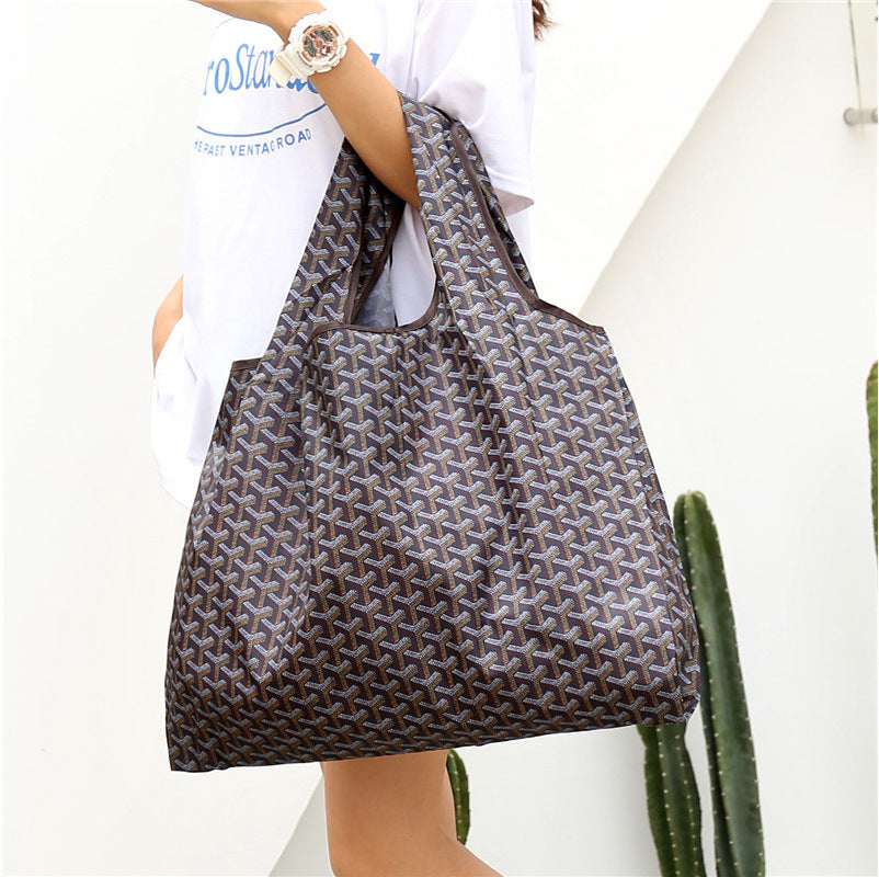 Large Capacity Foldable Reusable Waterproof Shopping Bag