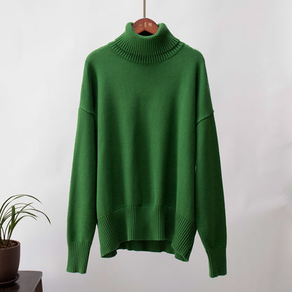 Classical High Neck Knitted Pullover Sweaters