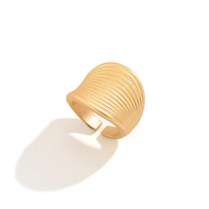 Women Alloy Irregular Flowers Rings