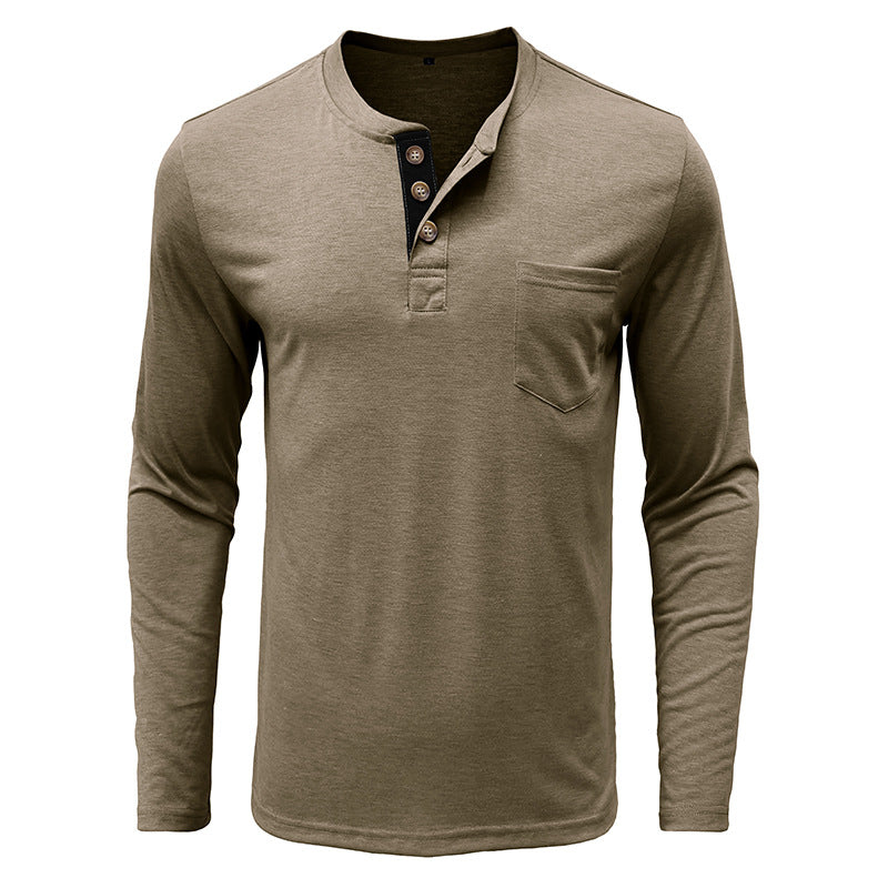 Casual Round Neck Long Sleeves T Shirts