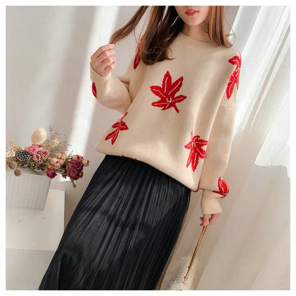 Casual Women Winter Knitted Pullover Sweaters