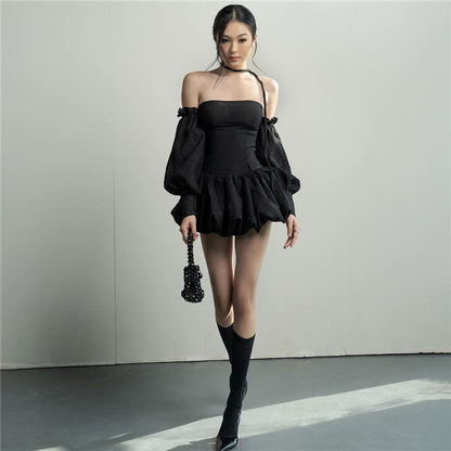 Sexy Off The Shoulder Strapless Mini Dresses