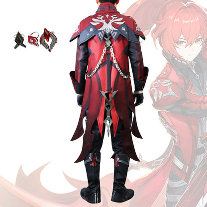 Genshin Impact Diluc Red Dead of Night Premium Edition Cosplay Costume