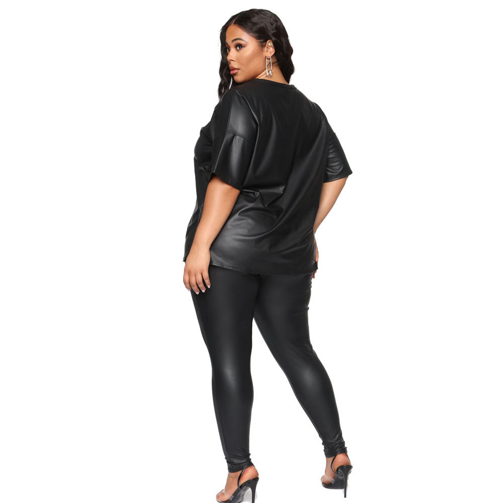 Fashion Short Sleeve Shirts and Pants Suits