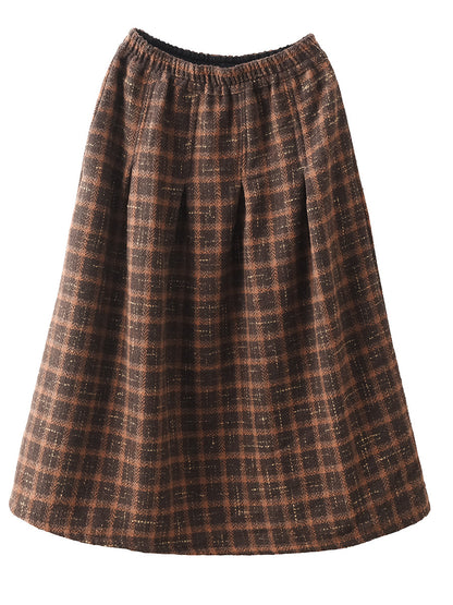 Vintage Thicken A Line Skirts