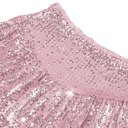 Sexy Sequined Beaded Short Mini Skirts