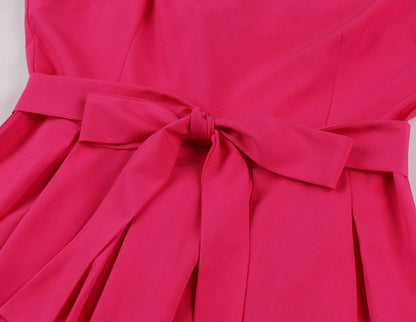 Vintage Sweet Bow Spaghetti Straps Dresses