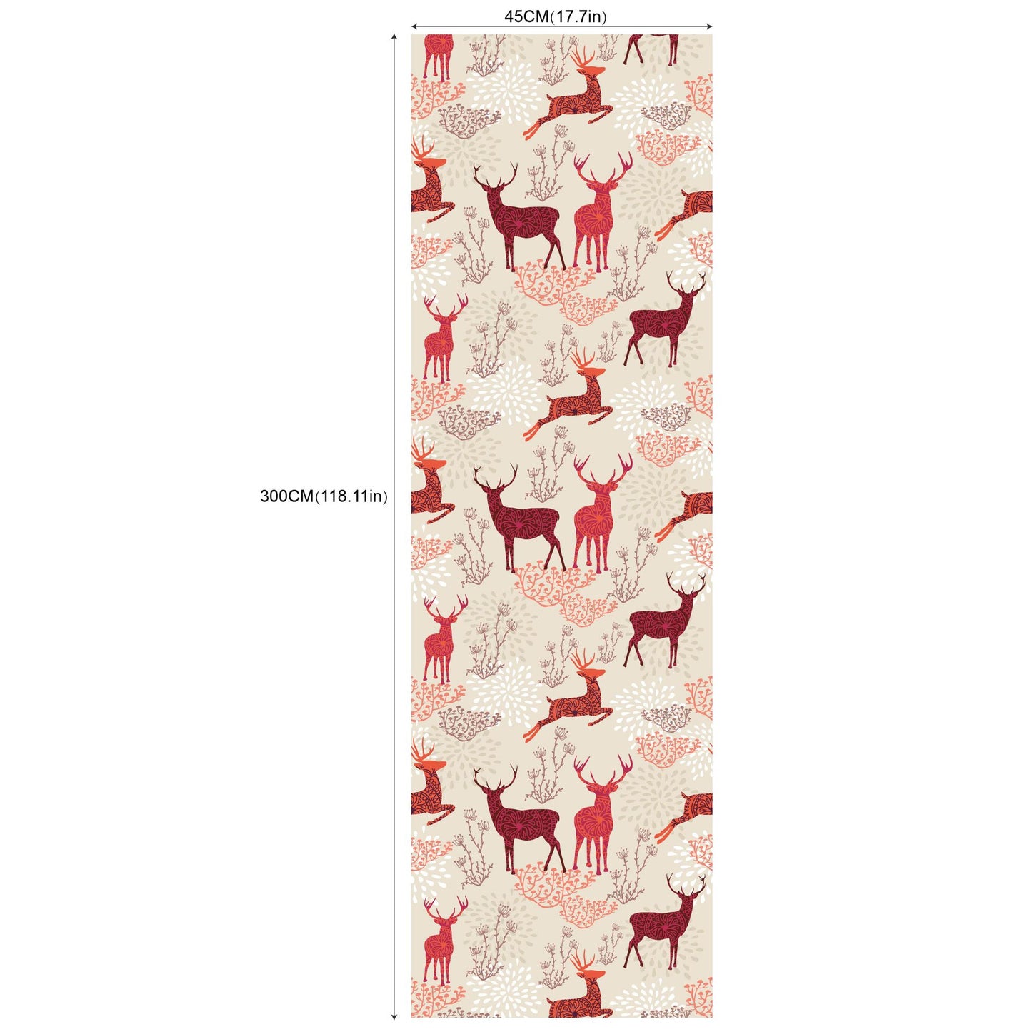 Environmental Friendly Self-adhesive Christmas Wallpaper