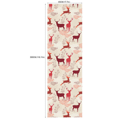 Environmental Friendly Self-adhesive Christmas Wallpaper