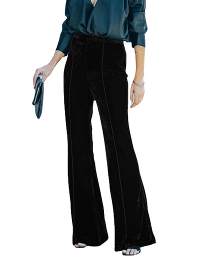 Casual High Waist Trumpet Pants for Women