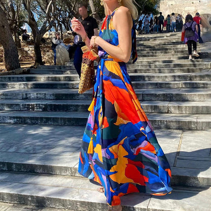 Summer Halter Bohemia Long Dresses