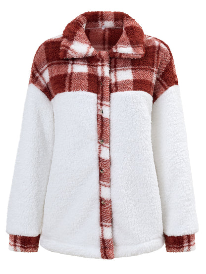 Fashion Turnover Loose Long Sleeves Overcoat
