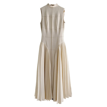 Elegant Round Neck Sleeveless A Line Dresses