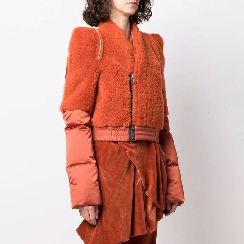 Fashion Designed Velvet Shorts Jackets Coats for Women