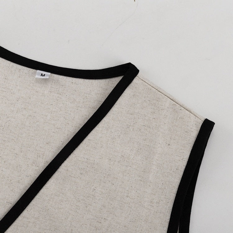 Summer New Cotton Vest & Skirt Set for Women