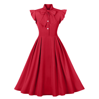 Vintage Ruffled Women Dresses