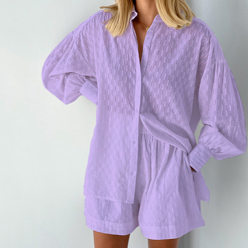 Designed Shirts & Shorts Two Pieces Suits for Women