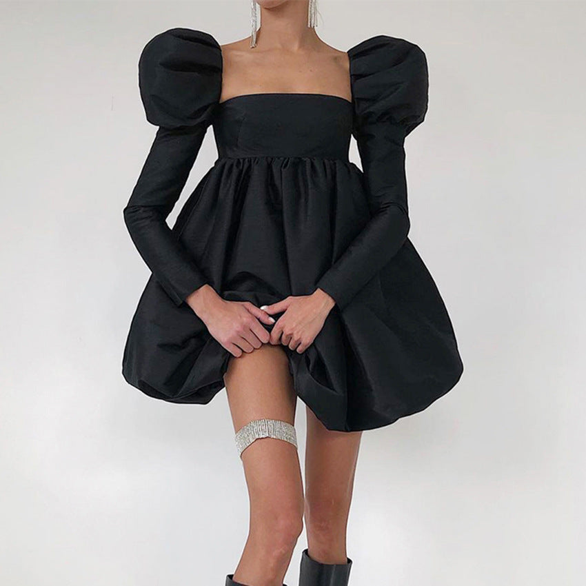 Lovely Satin Princess Mini Dresses for Women